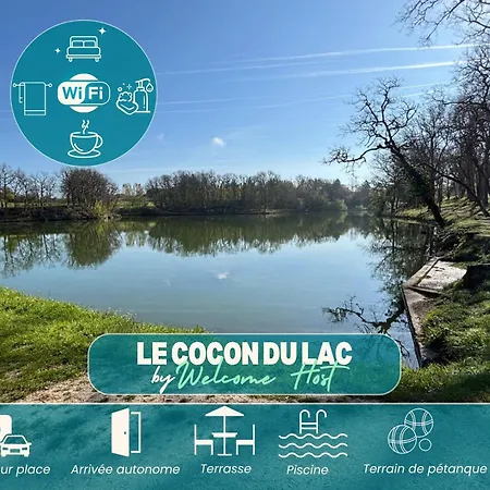 Le Cocon Du Lac, Duplex 5 Pers, Piscine Avec Jacuzzi, Et Peche